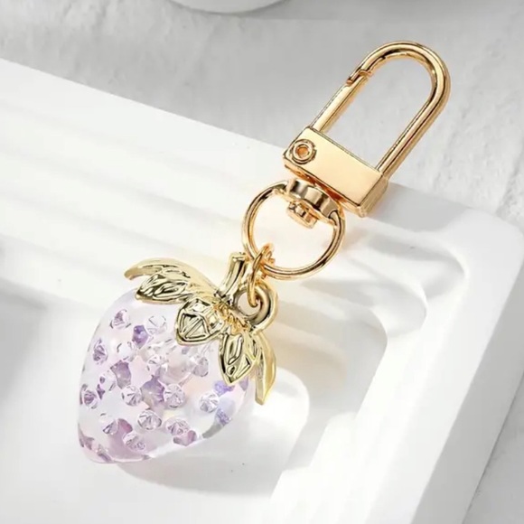 Passion of Essence Accessories - Adorable Strawberry Lover's Keychain - Keyrings & Keychains